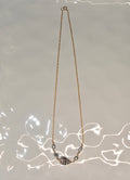 Hebrew x keshi duo necklace